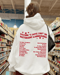 Love You - Women Oversized Hoodie