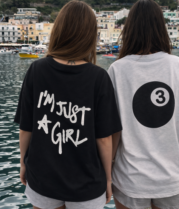 ' I'm Just A Girl ' Women Oversized T-shirt