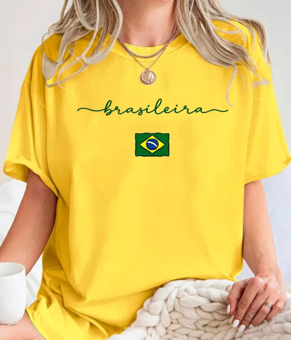 BRAZIL  - Women Oversized T-shirt  [ Unisex ]