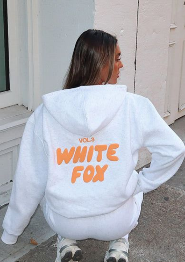 White Fox vol 3 - Women Oversized Set ( Hoodie +Sweatpant )