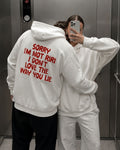 SORRY I'M NOT RIRI  - Oversized Hoodie [ Unisex ]