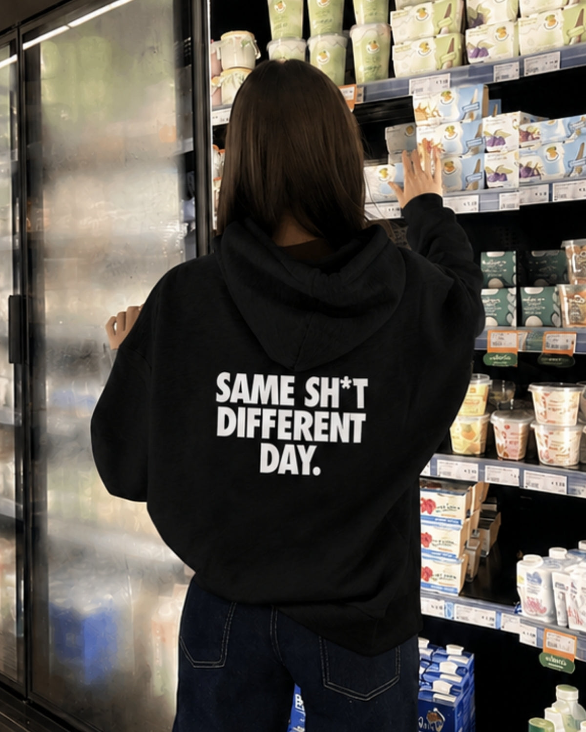 SAME SH*T DIFFERENT DAY. - Women Oversized Hoodie