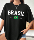 Brazil  - Women Oversized T-shirt  [ Unisex ]