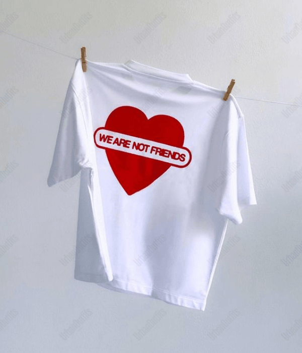 ' We are not friends ' Oversized T-shirt  [ Unisex ]