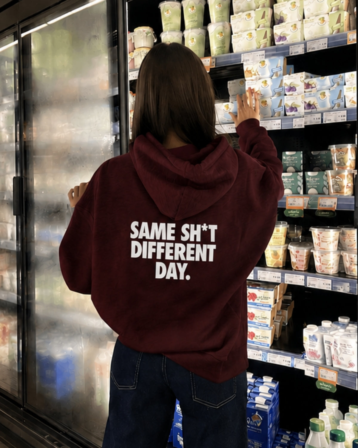 SAME SH*T DIFFERENT DAY. - Women Oversized Hoodie