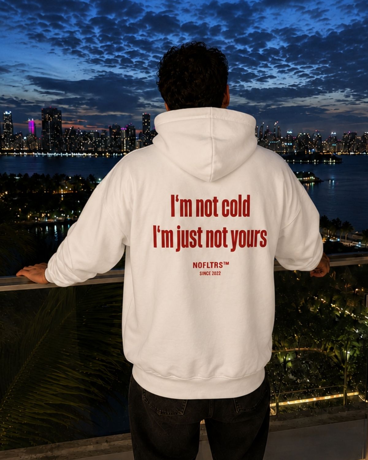 I'm not cold , I'm just not yours - Oversized Hoodie [ Unisex ]
