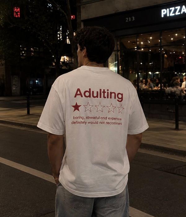 ADULTING - Oversized T-shirt  [ Unisex ]