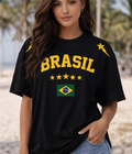Brazil  - Women Oversized T-shirt  [ Unisex ]