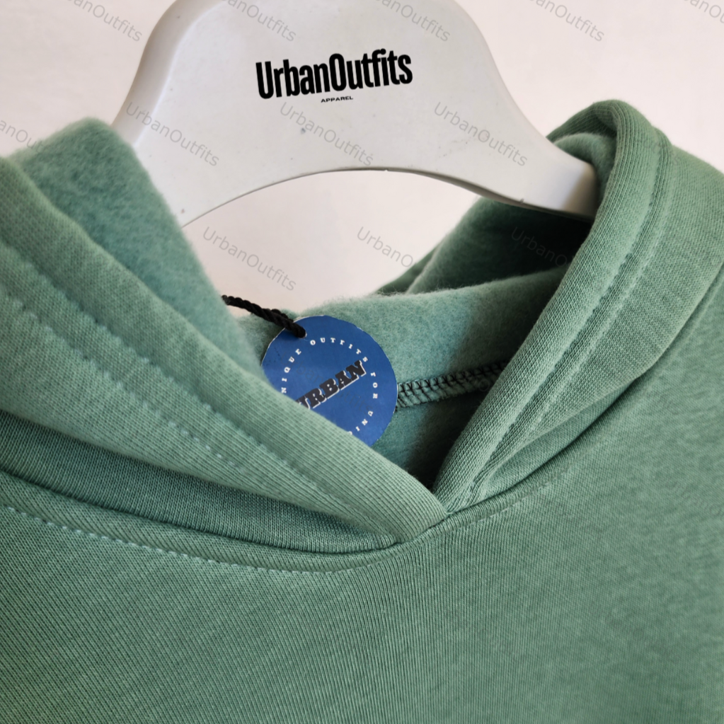 Mint Oversized Plain Hoodie