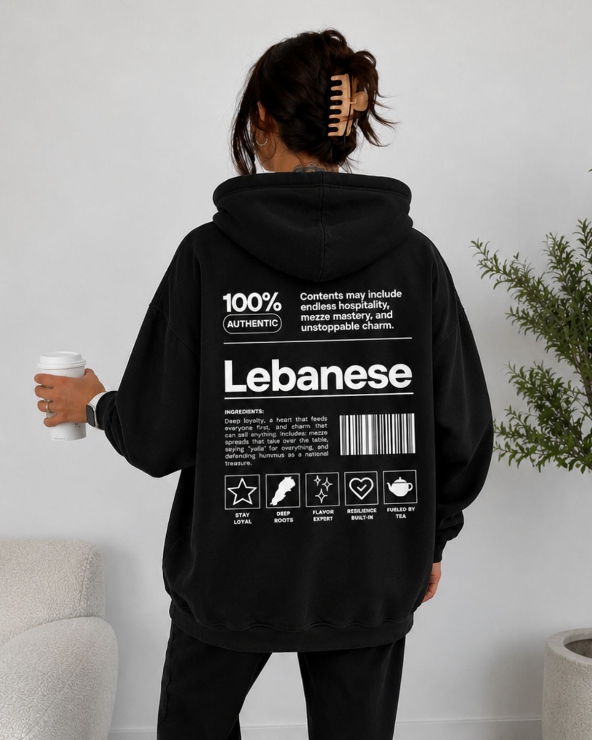 LEBANESE - Women Oversized Hoodie
