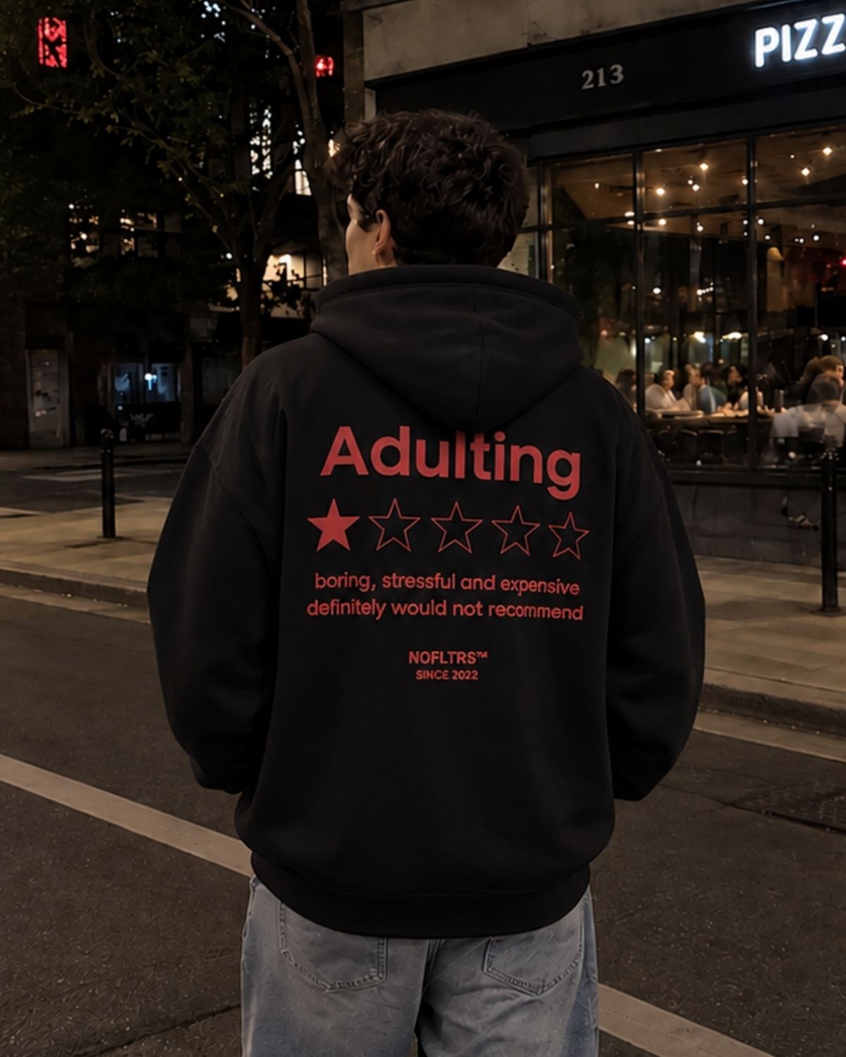 ADULTING - Oversized Hoodie [ Unisex ]
