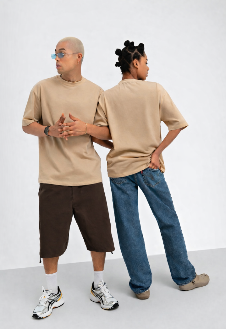 Basic T-shirt [ Unisex ] - Beige