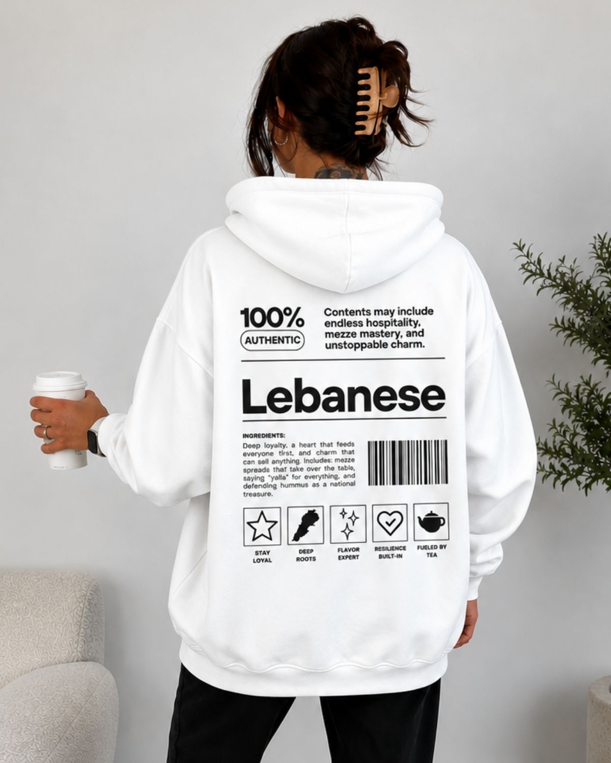 LEBANESE - Women Oversized Hoodie