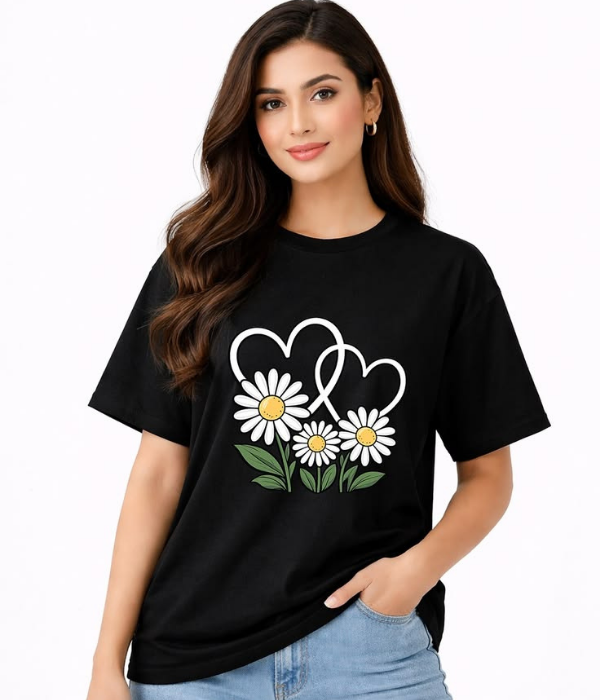 Flowers - Women Oversized T-shirt