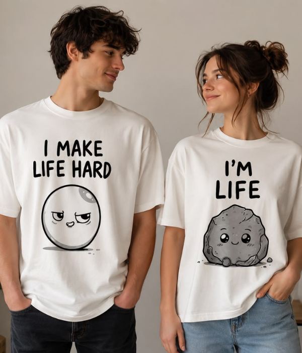 Couple - Oversized  T-shirts [ Unisex ]
