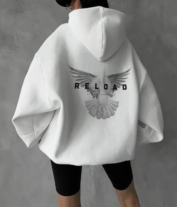 'RELOAD' Oversized Hoodie