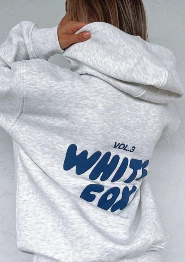 White Fox vol 3 - Women Oversized Set ( Hoodie +Sweatpant )