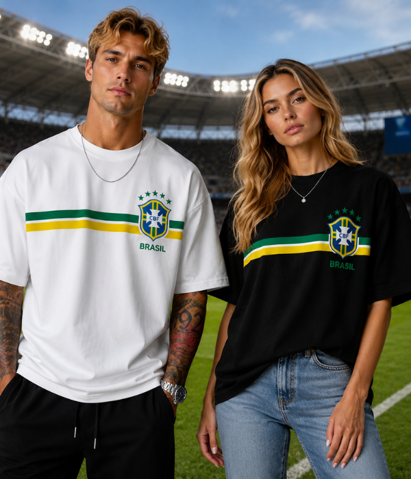 Brzail 🇧🇷 - Oversized T-shirt  [ Unisex ]