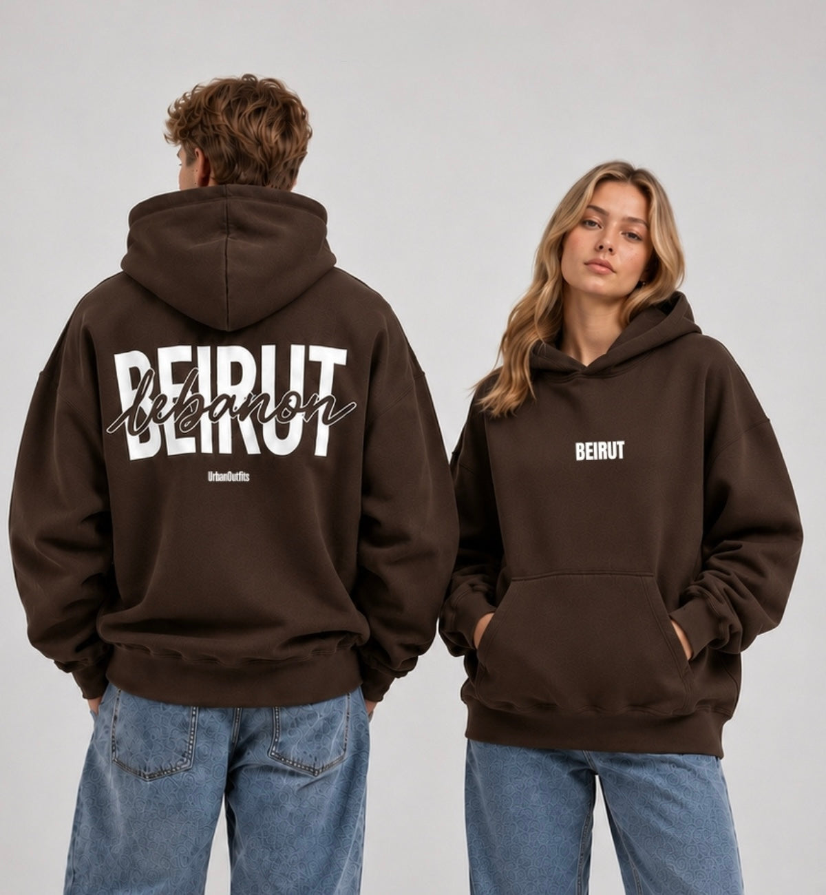 BEIRUT | LEBANON - Oversized Hoodie - Black [ Unisex ]