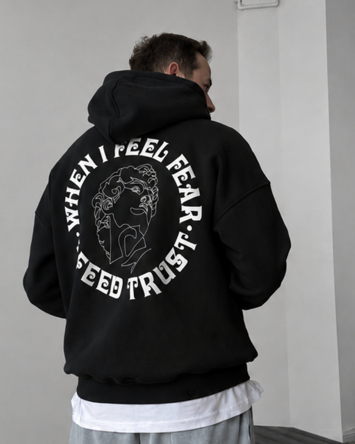 WHEN I FEEL FEAR - Oversized Hoodie [ Unisex ]