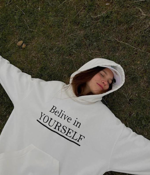 'Belive In Yourself' Oversized Hoodie