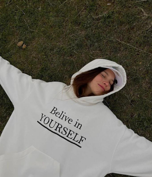 'Belive In Yourself' Oversized Hoodie