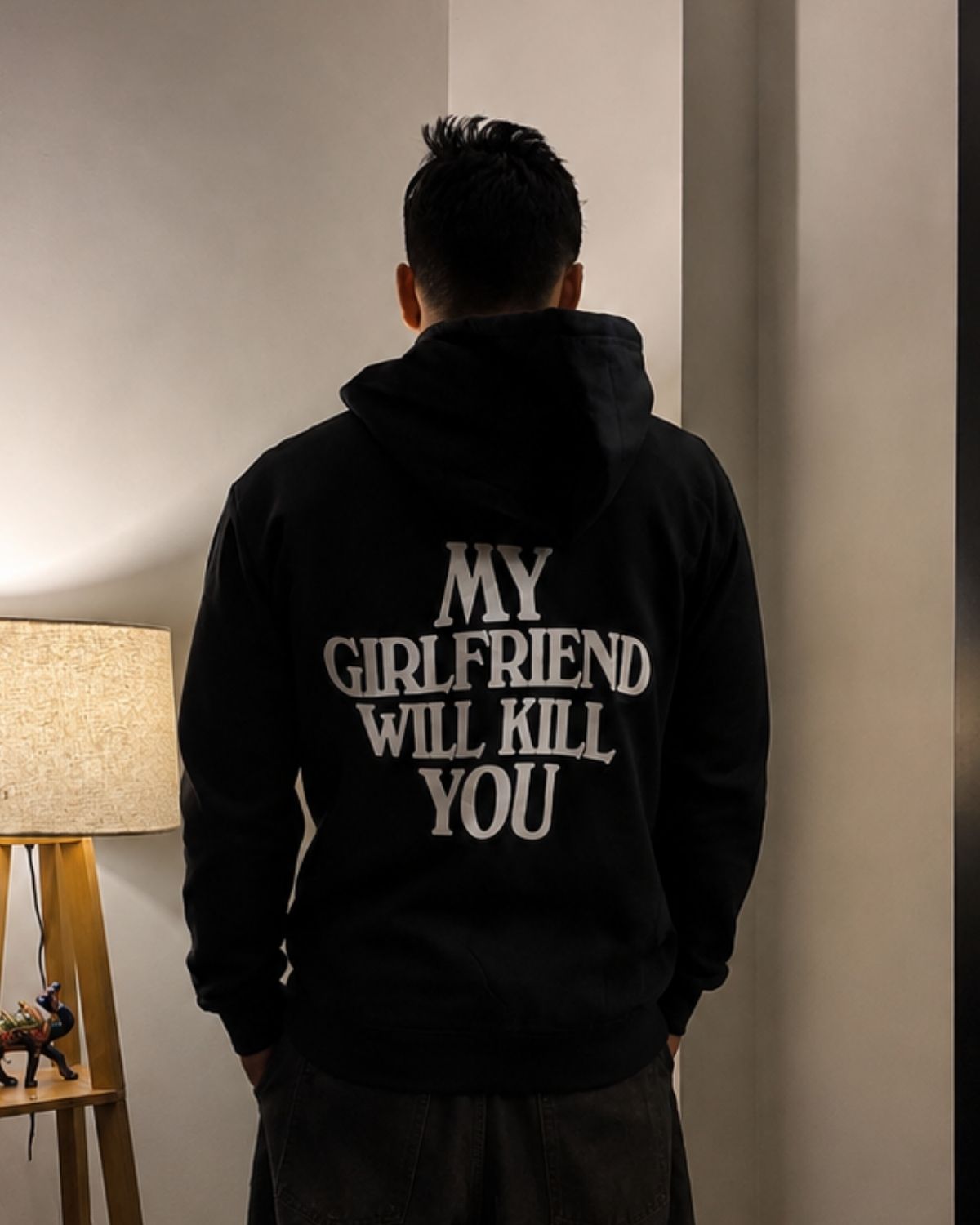 MY GIRLFRIEND WILL KILL YOU - Oversized Hoodie [ Unisex ]