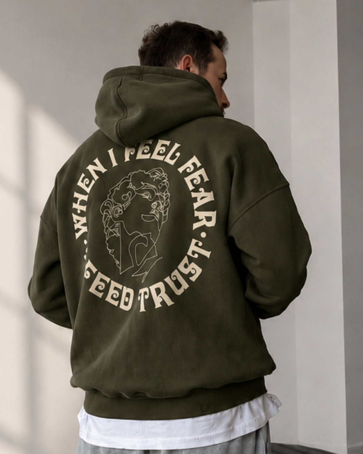 WHEN I FEEL FEAR - Oversized Hoodie [ Unisex ]