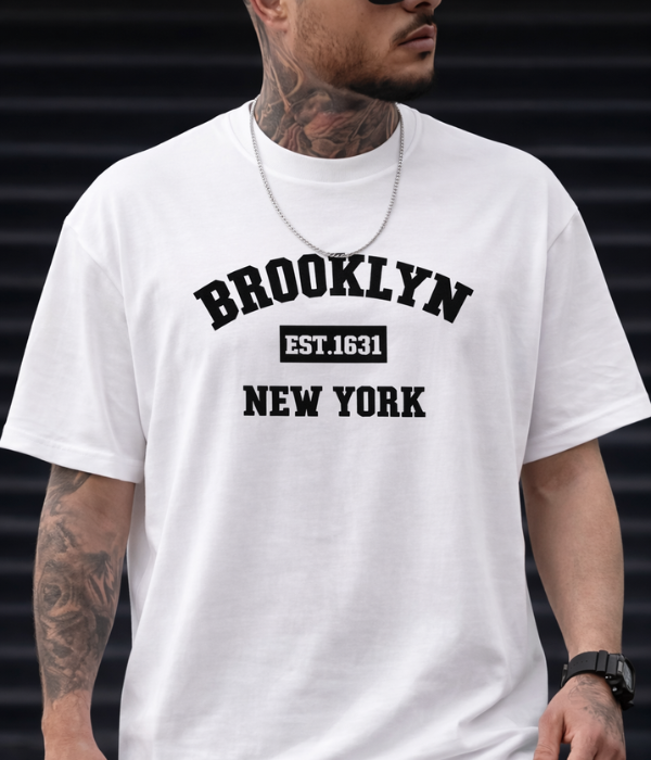 BROOKLYN - Men Oversized T-shirt [ Unisex ]