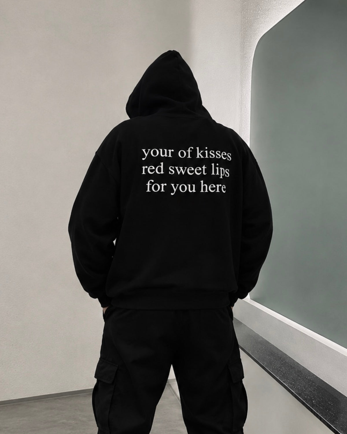 your of kisses red sweet lips for you here - Oversized Hoodie [ Unisex ]
