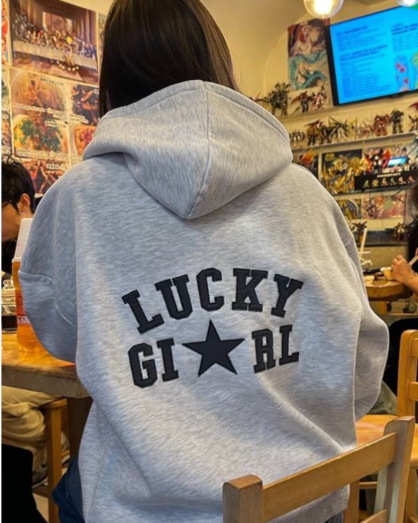 Lucky Girl - Women Oversized Hoodie