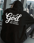 With God - Men Oversized Hoodie [ Unisex ]
