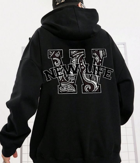 'New Life 'Oversized Hoodie