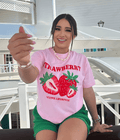STRAWBERRY - Women Oversized T-shirt