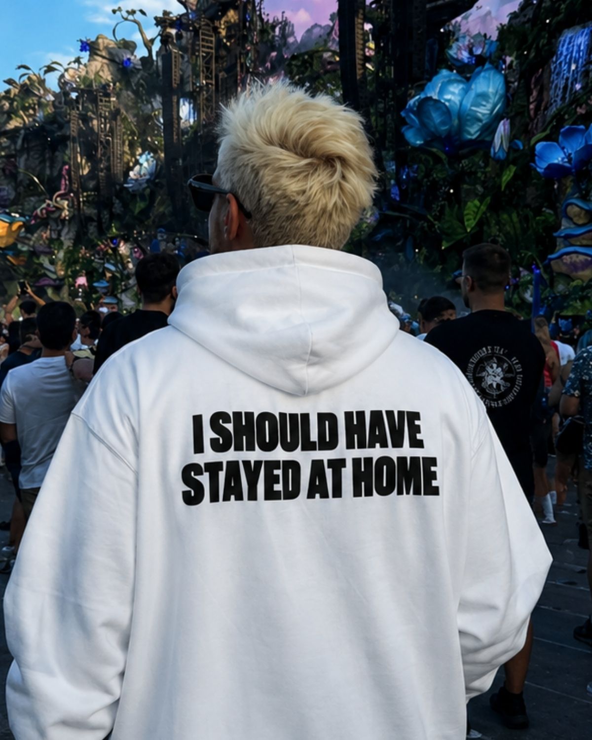 I SHOULD HAVE STAYED AT HOME - Oversized Hoodie [ Unisex ]