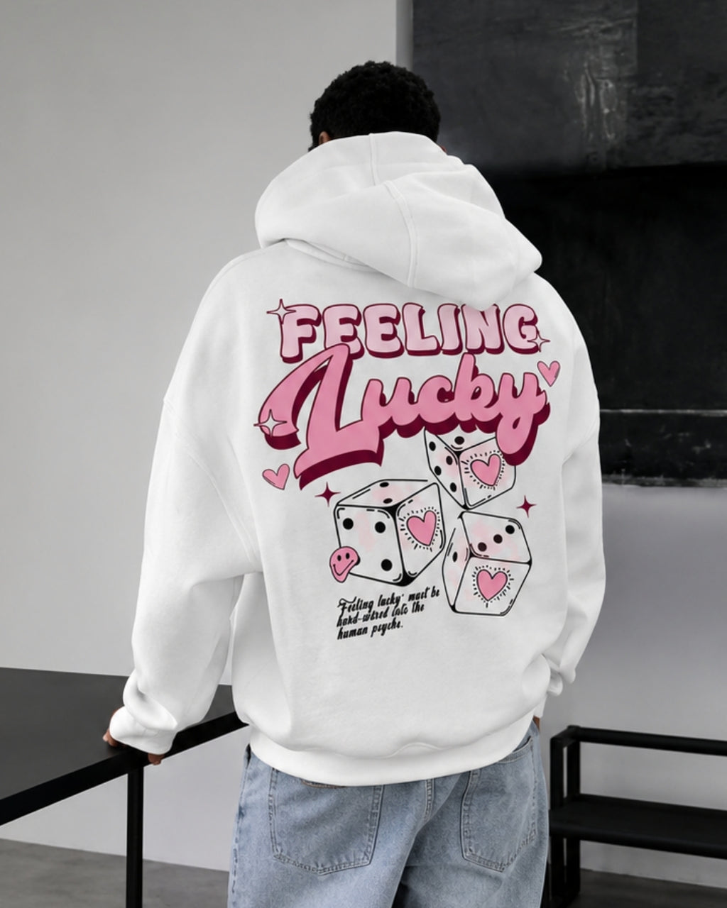 FEELING LUCKY - Oversized Hoodie [ Unisex ]
