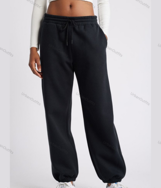 Black Women Oversized Sweatpants