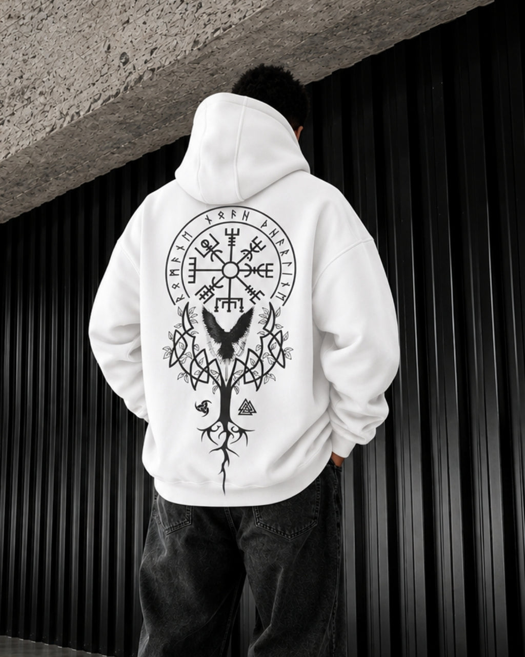 VIKING TREE - Oversized Hoodie [ Unisex ]