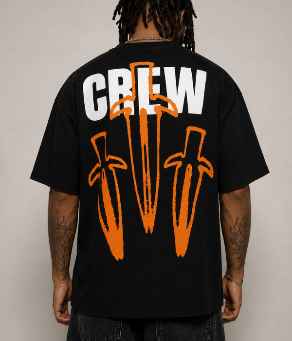 CREW -  Men Oversized T-shirt [ Unisex ]