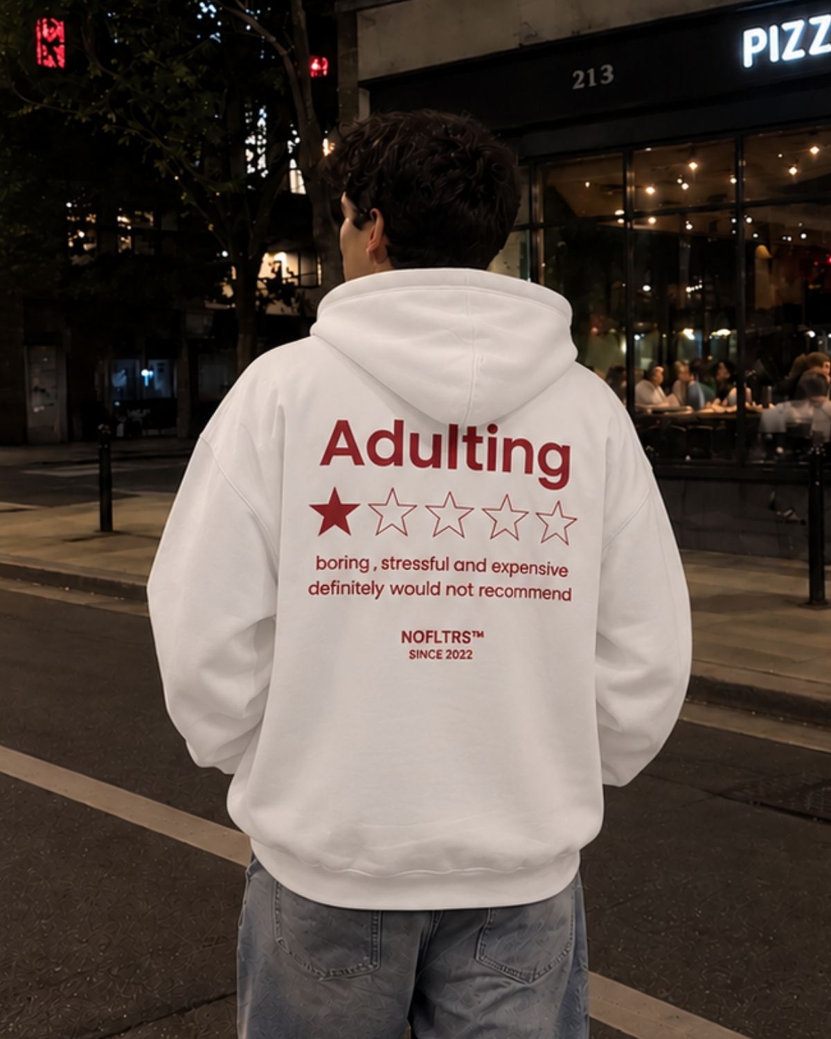 ADULTING - Oversized Hoodie [ Unisex ]