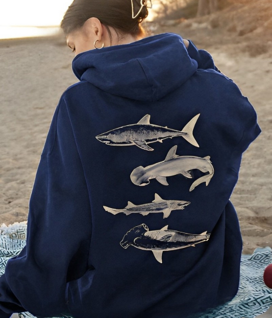 Sharks Oversized Hoodie