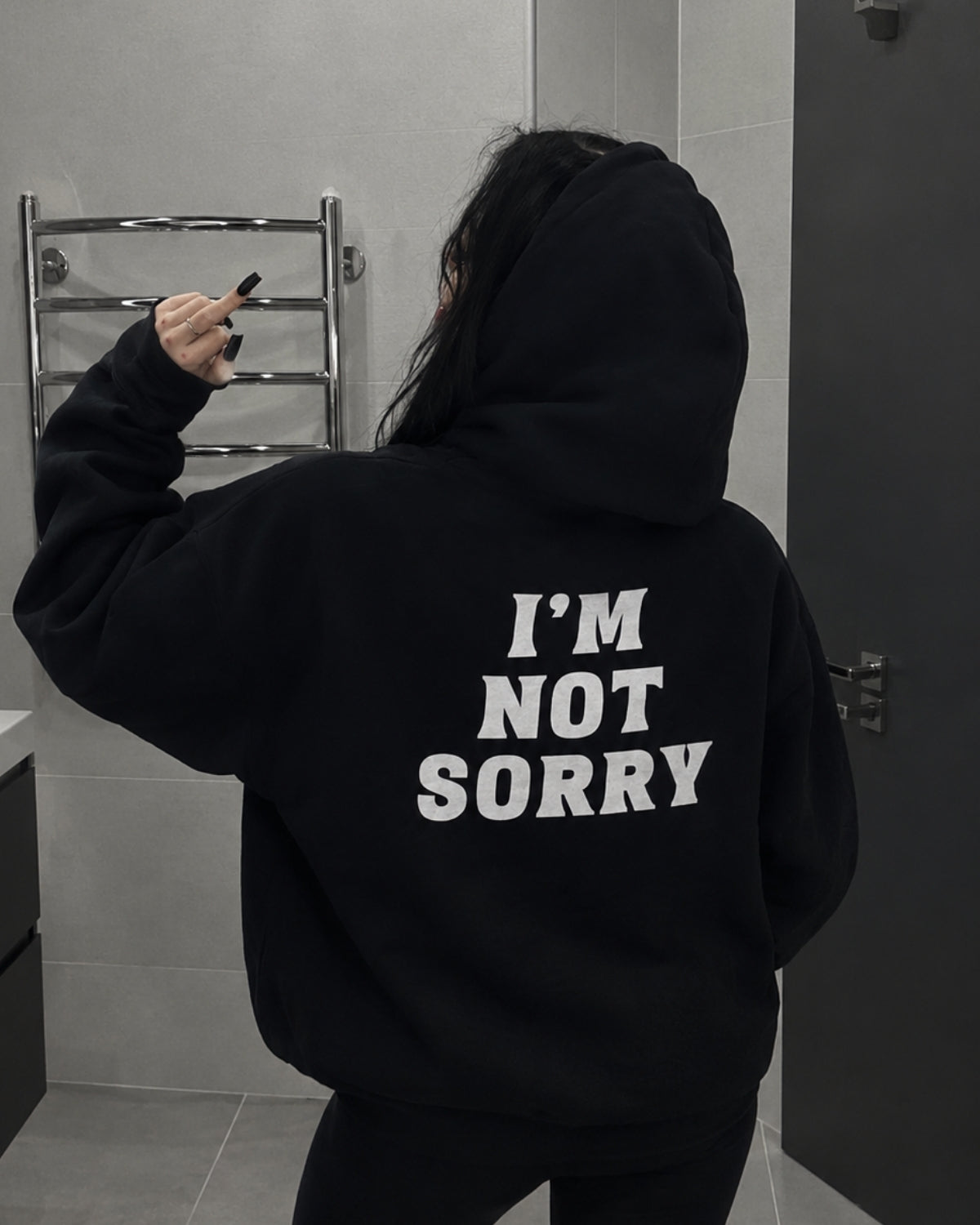 I'M NOT SORRY - Women Oversized Hoodie