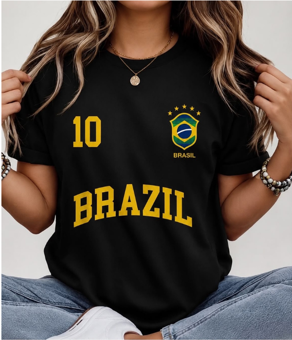 Brazil 🇧🇷 - Women Oversized T-shirt  [ Unisex ]