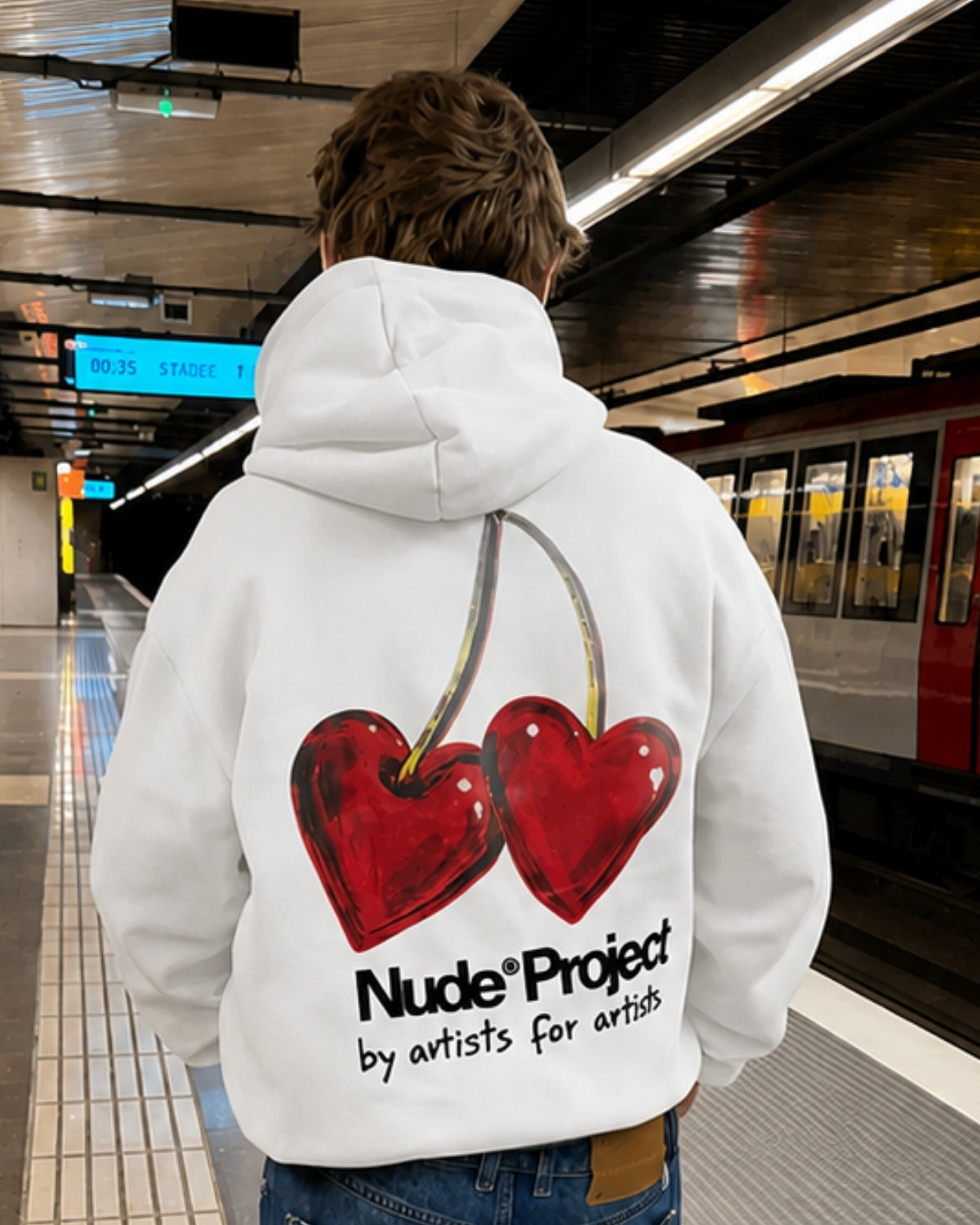 NUDE P - Oversized Hoodie [ Unisex ]