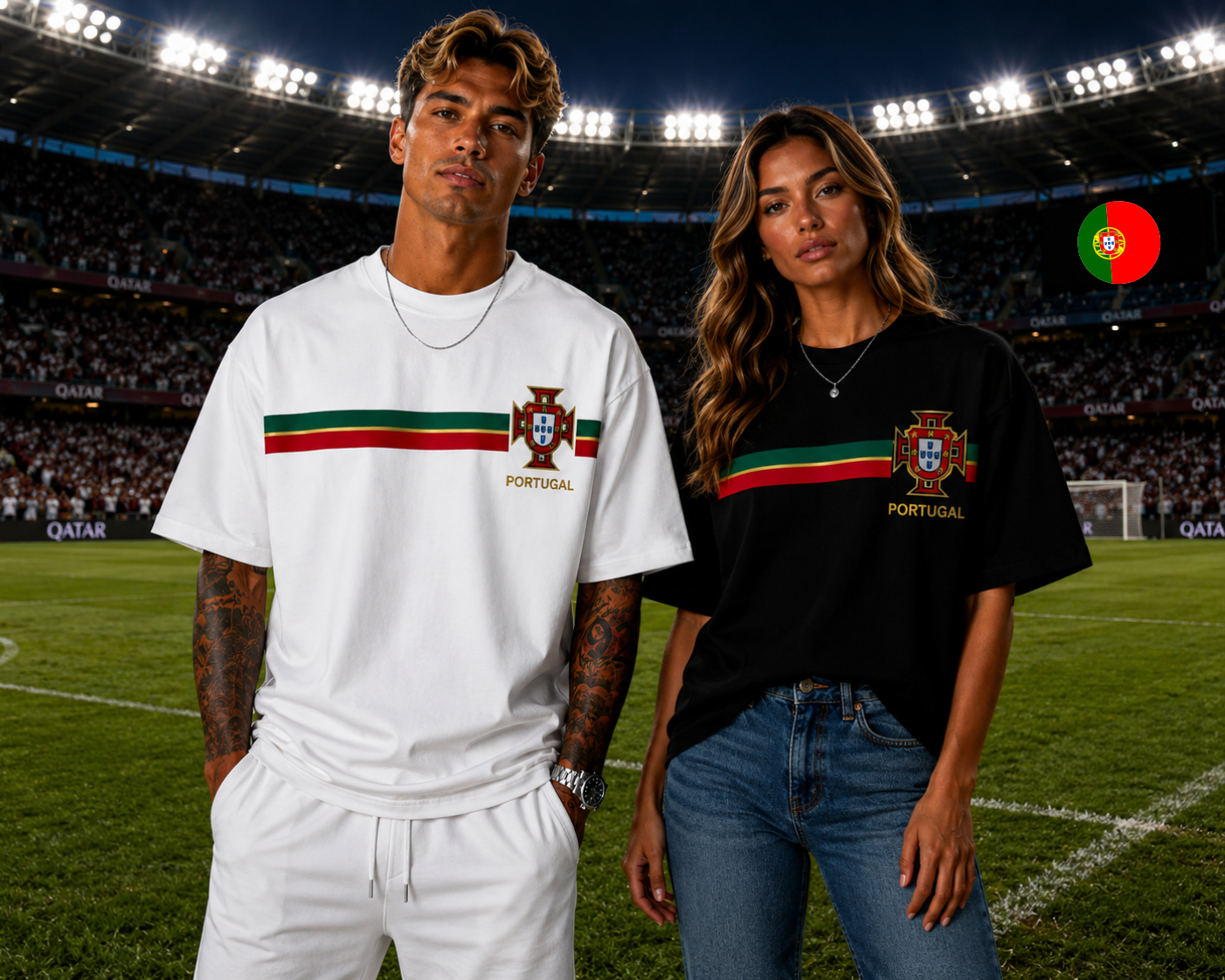PORTUGAL 🇵🇹 - Oversized T-shirt  [ Unisex ]
