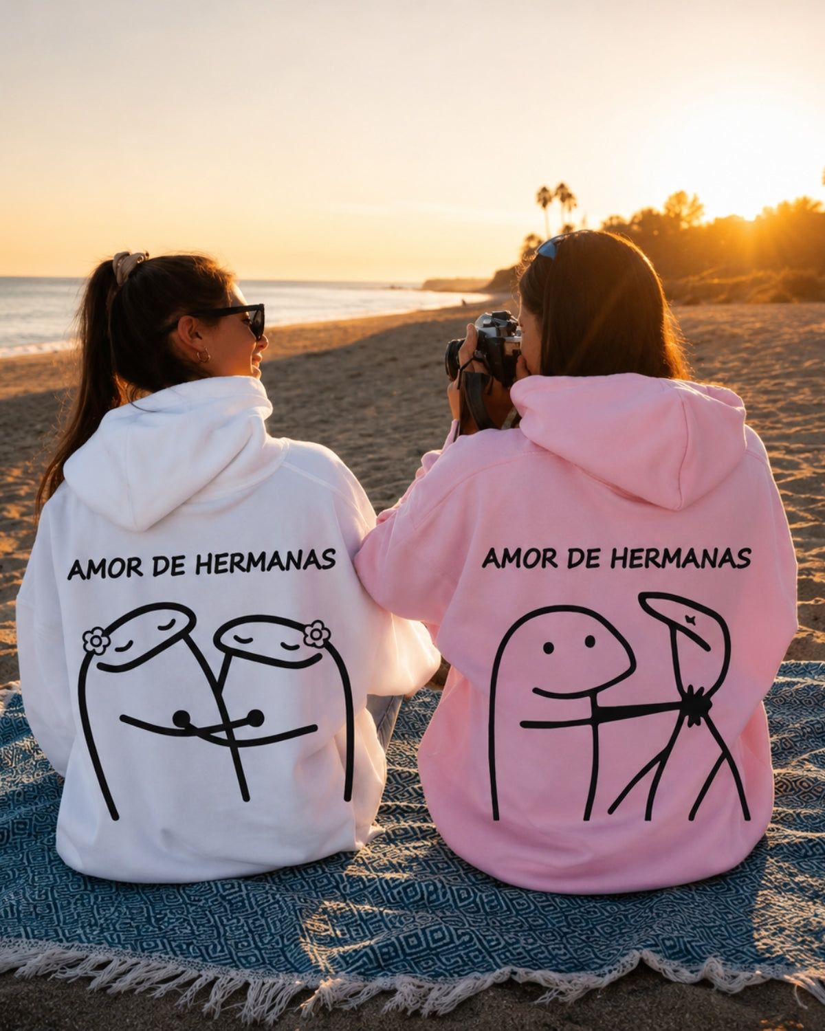 AMOR DE HERMANAS - Women Oversized Hoodie