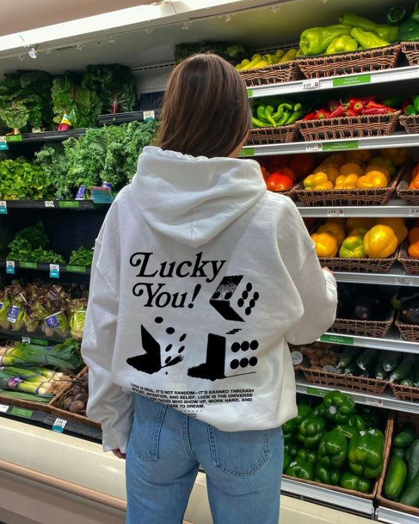 Lucky You ! - Women Oversized Hoodie