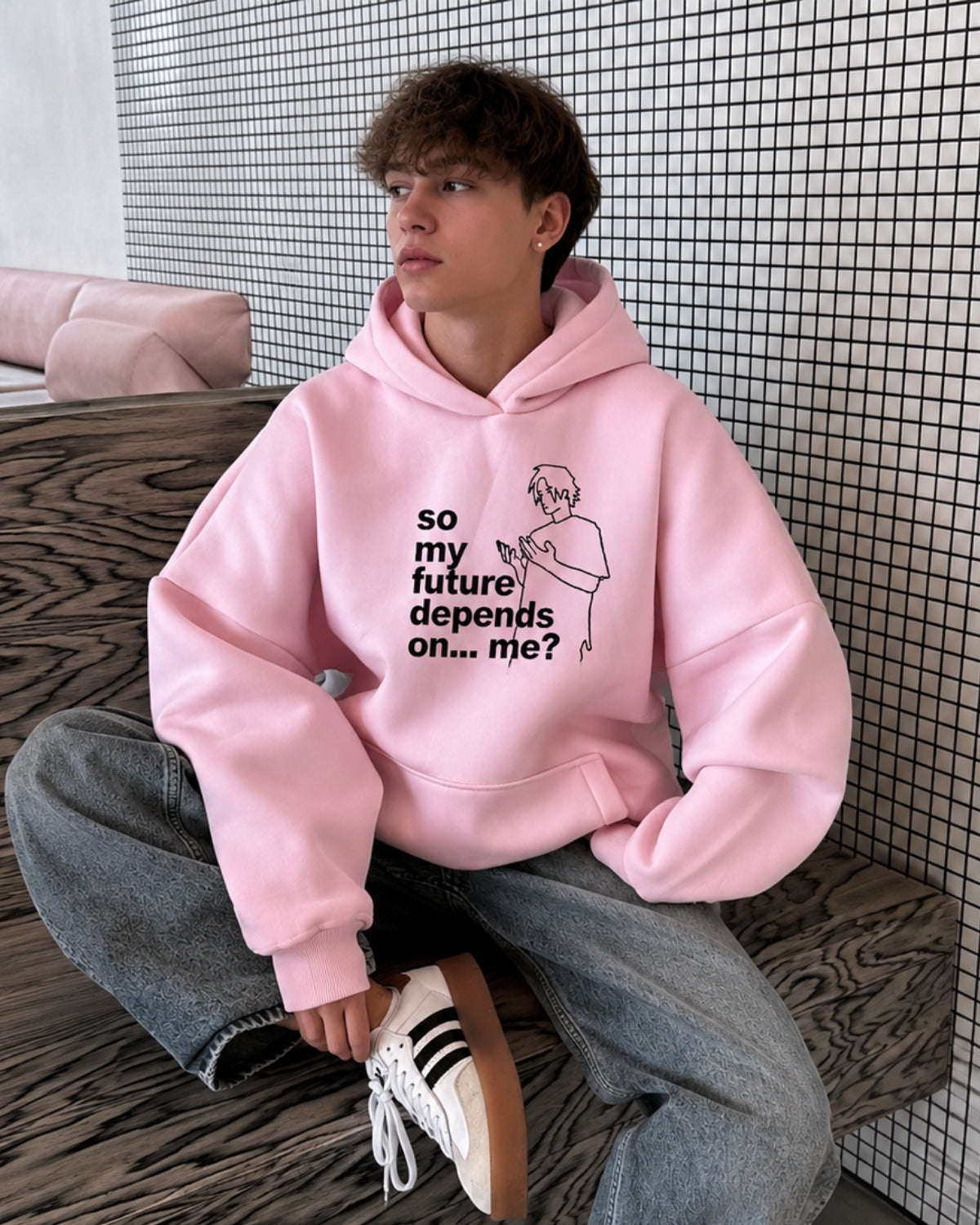 so my future depends on...me? - Women Oversized Hoodie