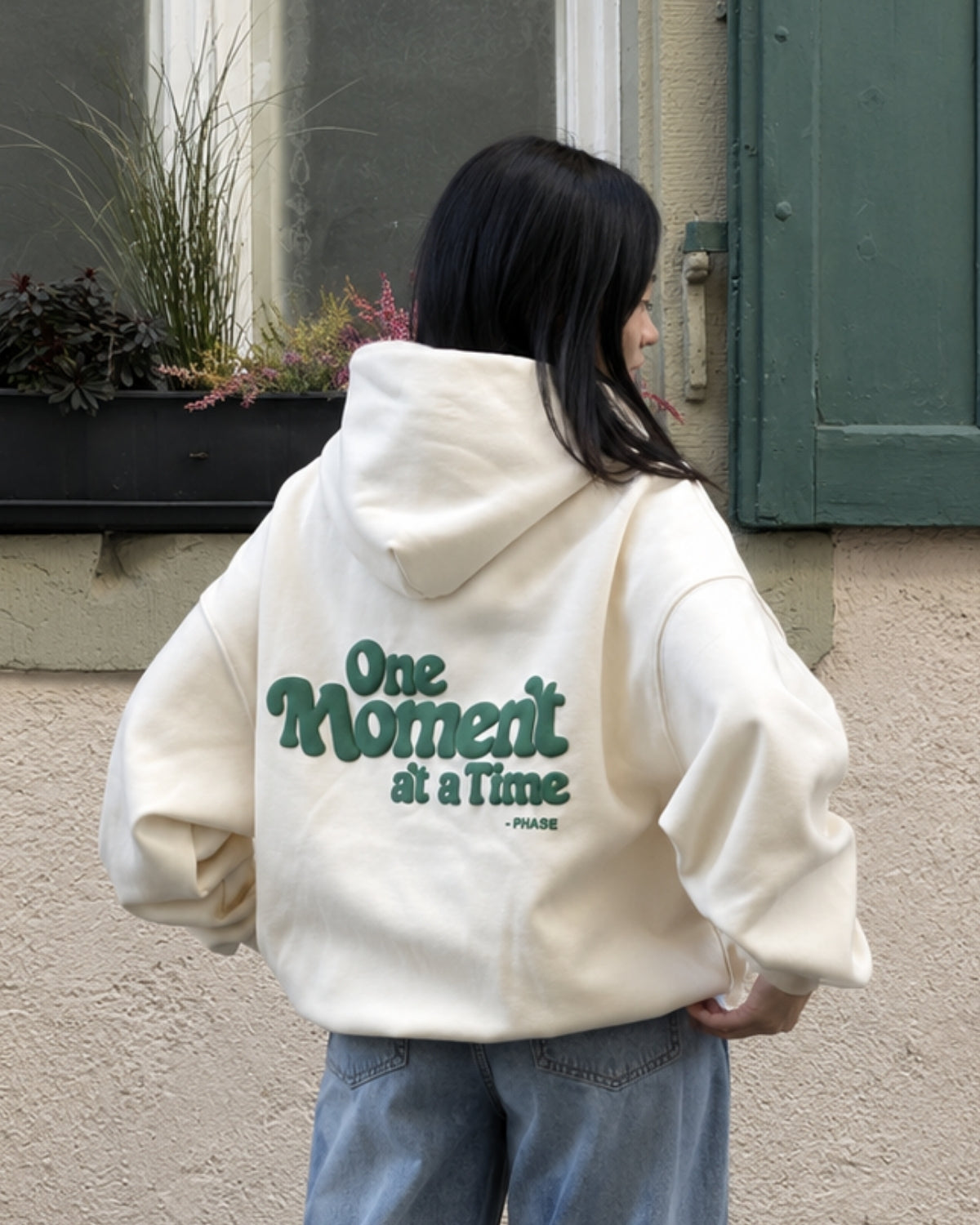 ONE MOMENT AT A TIME - Women Oversized Hoodie
