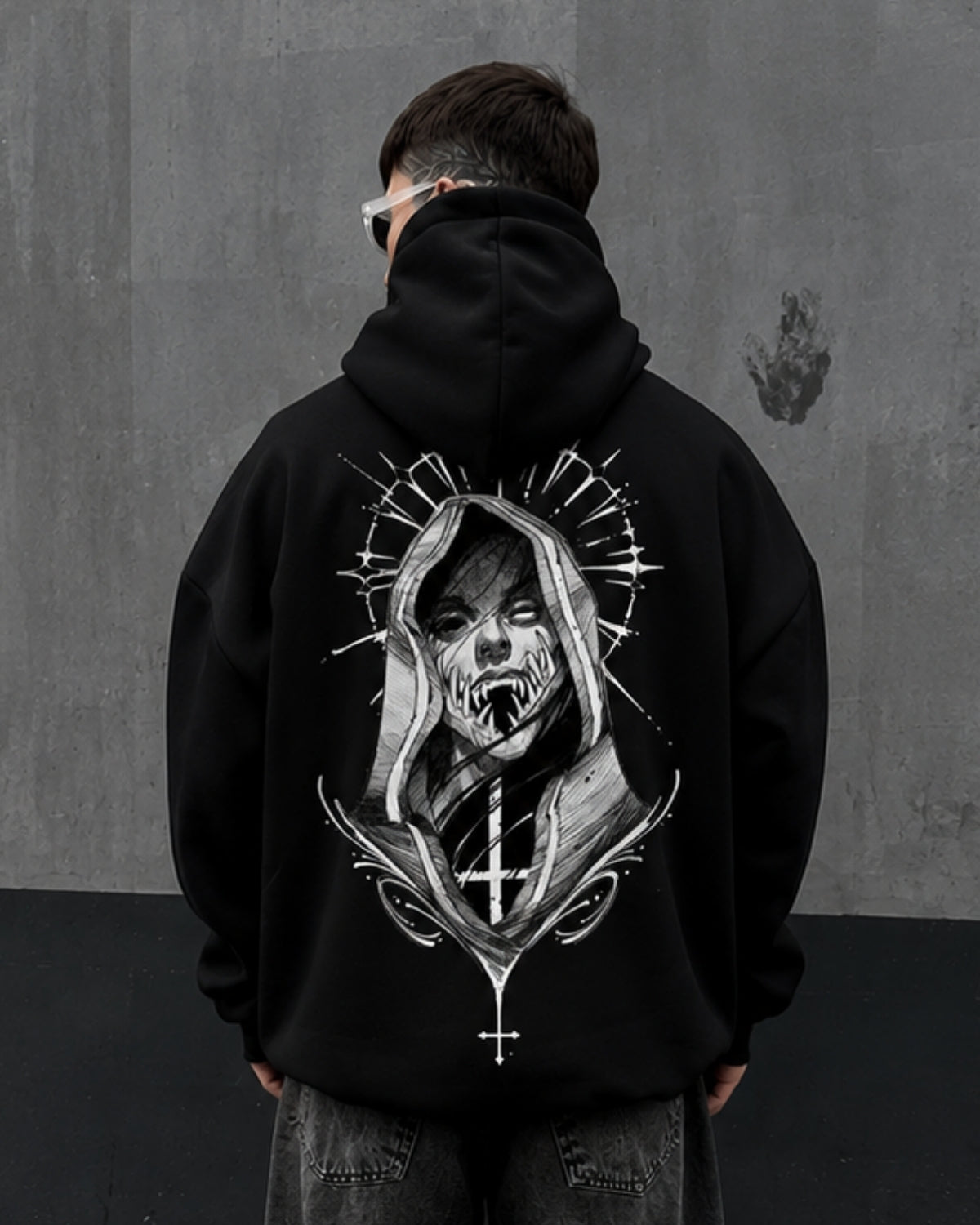 Veil of Teeth - Oversized Hoodie [ Unisex ]